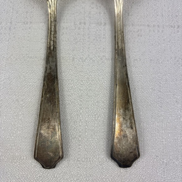 HB Co. HBC6‎ Silver plate Dinner Soup Spoons Set Of 2 - Picture 9 of 11